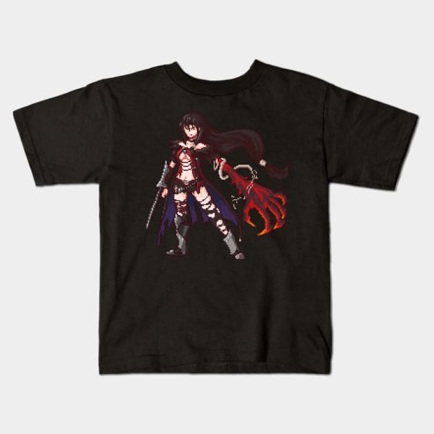 Velvet Crowe Kids T-Shirt by ZioCorvid